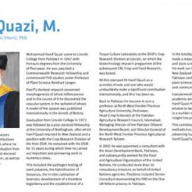 2009 Lincoln Alumni International Medal Citation - M. Hanif Quazi 