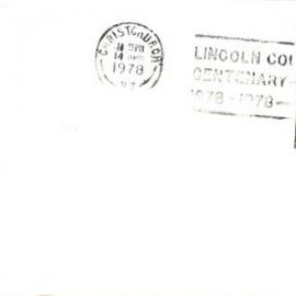 Lincoln College Postal History 09