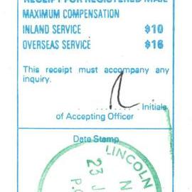 Lincoln College Postal History 23
