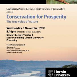 2013 State of the Nation's Environment Address poster