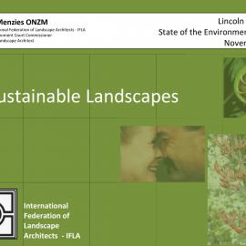 2009 State of the Nation's Environment Address