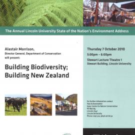 2010 State of the Nation's Environment Address Poster