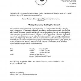 2010 State of the Nation's Environment Address Invitation