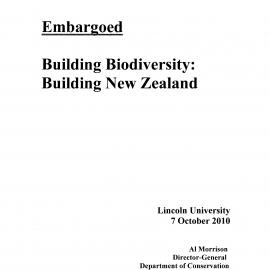 2010 State of the Nation's Environment Address
