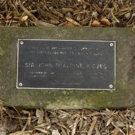 John Kenneth McAlpine tree & plaque