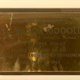 Alec Wilson Riddolls