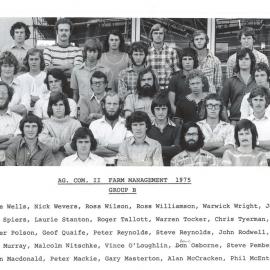 1975 Agricultural Commerce II Farm Management Group B