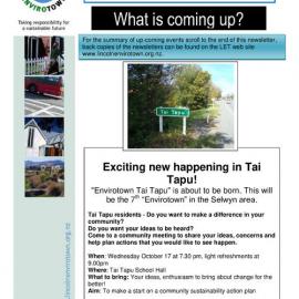 2012 10 Lincoln Envirotown Newsletter