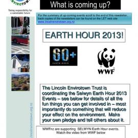 2013 03 Lincoln Envirotown Newsletter