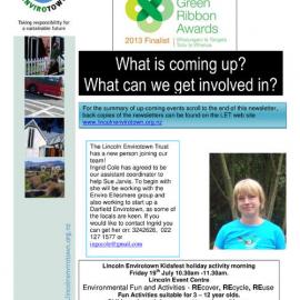 2013 06 Lincoln Envirotown Newsletter