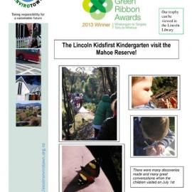 2013 08 Lincoln Envirotown Newsletter