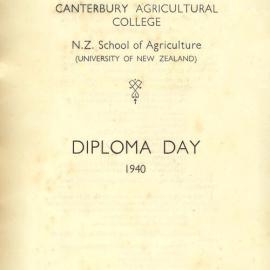 1940 Diploma Day