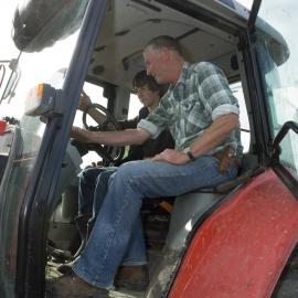 Telford farm tractor demonstration