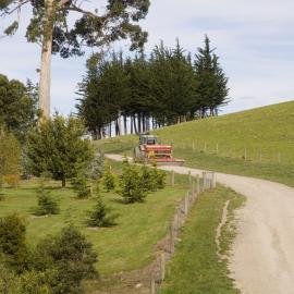 Telford farm tractor laneway