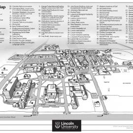 2005-2007 Lincoln University Campus Map