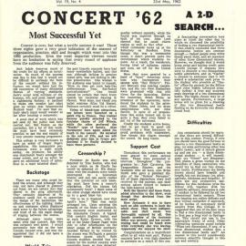 1962 Lincoln College CACLIN Vol. 18 No. 4