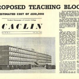 1962 Lincoln College CACLIN Vol. 18 No. 5