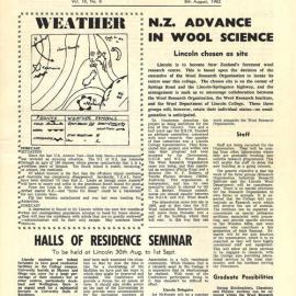 1962 Lincoln College CACLIN Vol. 18 No. 8