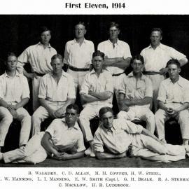1914 Cricket First Eleven