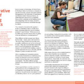 Comparative study of building products
