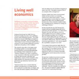 Living well economics