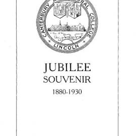 CAC Jubilee Souvenir 1880-1930
