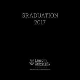 2017
Graduation
Programme