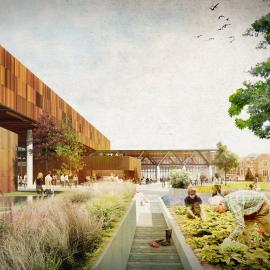 Lincoln University and AgResearch Joint Facility West Courtyard