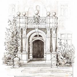 The Porch of Ivey Hall 1966