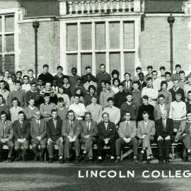 1963 Lincoln College Staff and Students photo