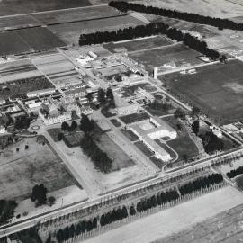 Mid 1950s North aspect of Lincoln Campus Aerial View