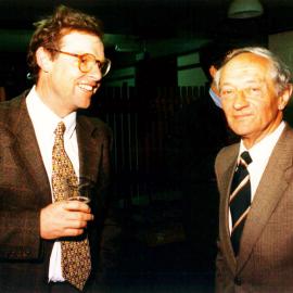 At Bruce Ross Farewell Tony Zwart and Professor Langer