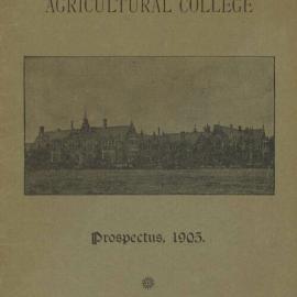 1905 Canterbury Agricultural College Prospectus