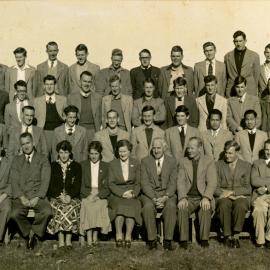 1955 Staff and Students Canterbury Agricultural College