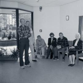 1987 Colonel Michael Collins lunar astronaut visit to Lincoln