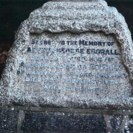 A. G. Eborall's Memorial Stone 1