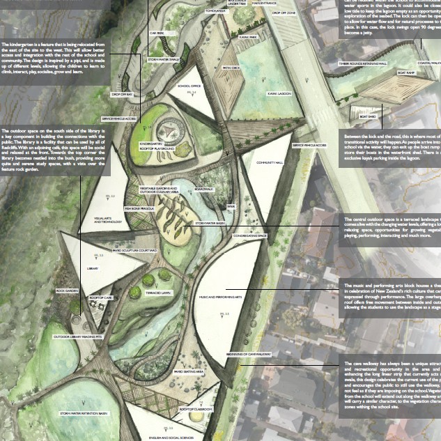 Te Rae Kura High School: Barnett Park, Redcliffs - Emma Louisa Petersen
