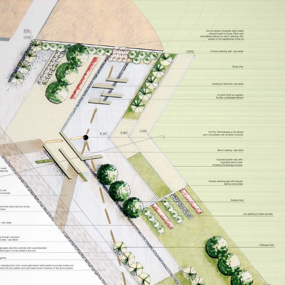Haumi e, hui e, taiki e: Join, Gather, Plait the layer of site - Sarah Hamilton
