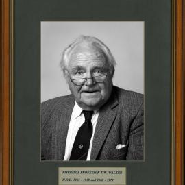 Emeritus Professor T. W. Walker Framed Photo