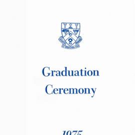 1975 Graduation Ceremony