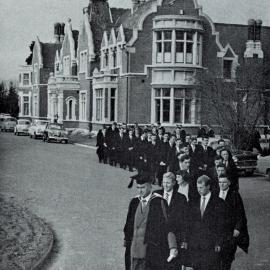 1961 Graduation procession