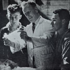 1939 T J Morrow with students