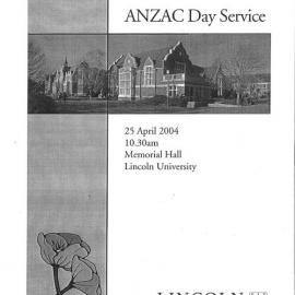 2004 
Anzac Day Service 