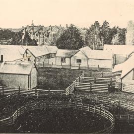 Early View of Farm Buildings and Ivey Hall