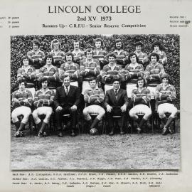 1973 Rugby Second Fifteen
