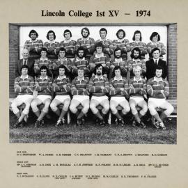 1974 Rugby First Fifteen