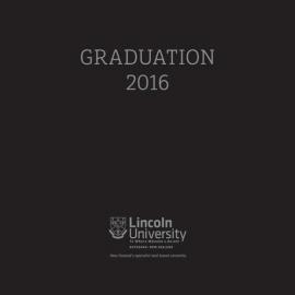 2016 
Graduation Programme