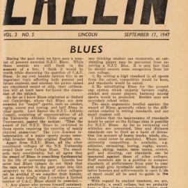 1947 CACLIN Vol 3 No 5