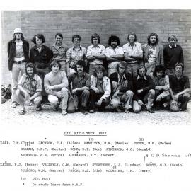 1977 Diploma in Field Technology