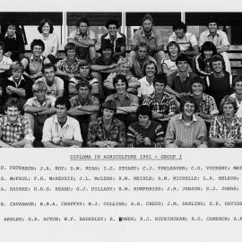 1981 DipAg Group I  Diploma in Agriculture